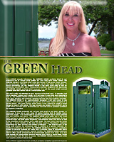 The GREEN HEAD Portable Toilet | Portable Restroom