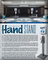 Portable Antiseptic Gel Stand - The Hand Stand