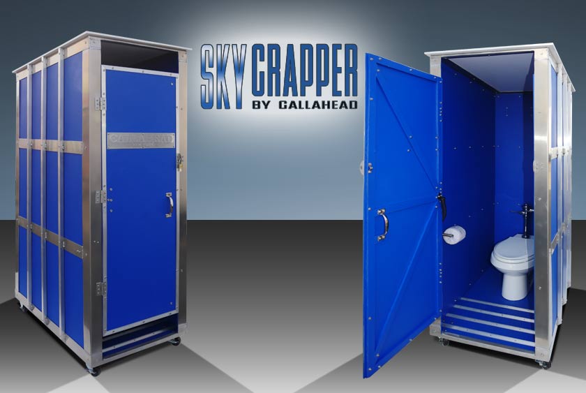 THE Skycrapper PORTABLE RESTROOM