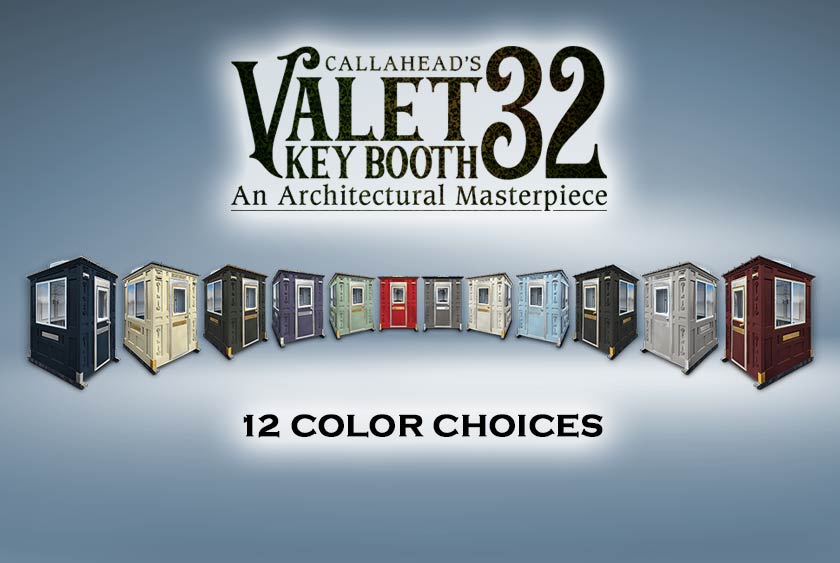 VALET KEY BOOTH 32 HAS 12 COLOR CHOICES